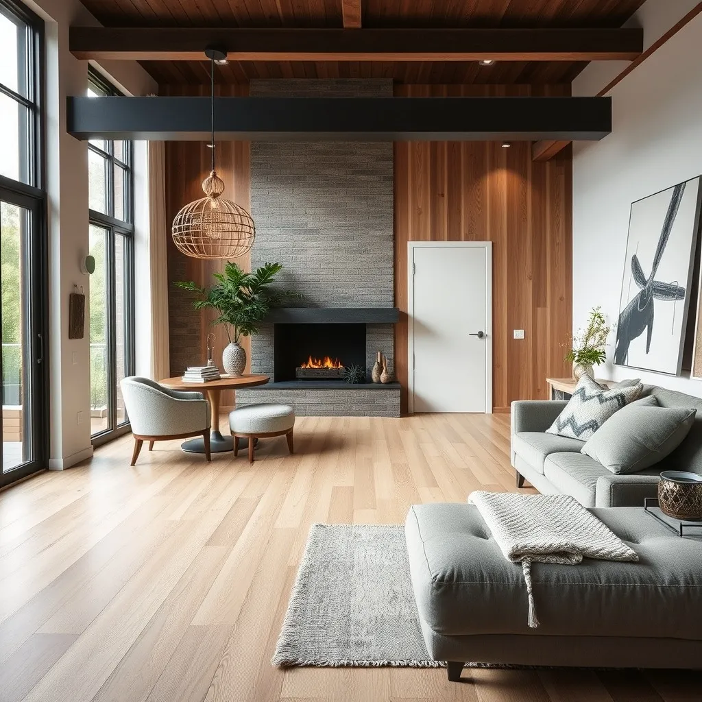 bright interior flooring